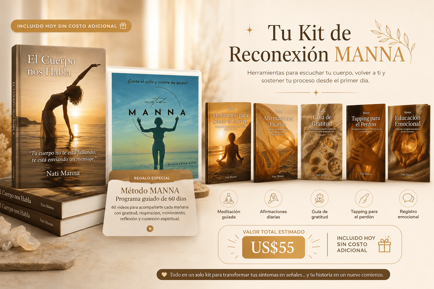 El Cuerpo nos Habla + Kit MANNA 🎁